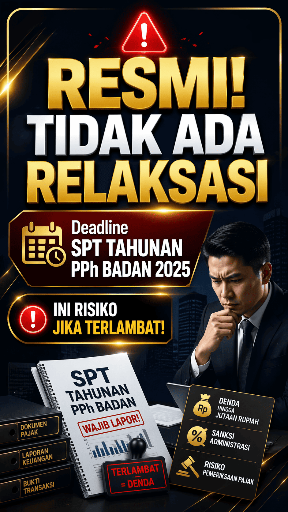 Resmi! Tidak Ada Relaksasi Deadline SPT Tahunan PPh Badan 2025, Ini ...